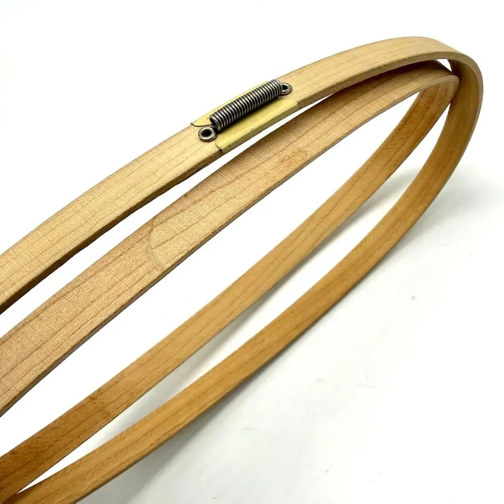 Vintage Gibbs Holdtite Embroidery Hoop 9x4.5” Oval Wooden Spring Tension Unlined